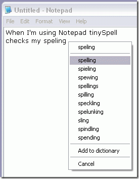 Tinyspell Thumb