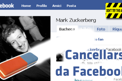 Cancellarsi Facebook