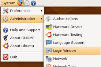 Ubuntu Login Window