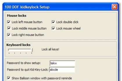 Kid Lock Mouse Tastiera