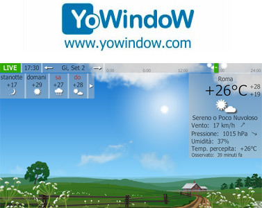 Visualizzare le Previsioni del Tempo sul Desktop con YoWindow
