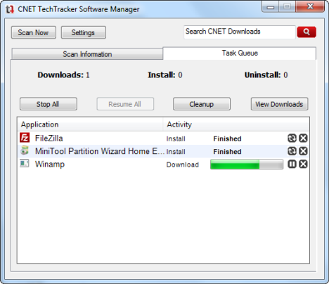 Aggiornare automaticamente i Programmi del Computer con CNET TechTracker