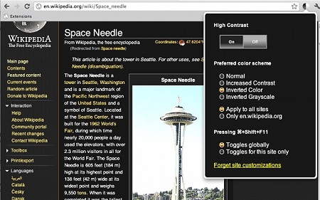 Come invertire i Colori del proprio Browser per Leggere di Notte