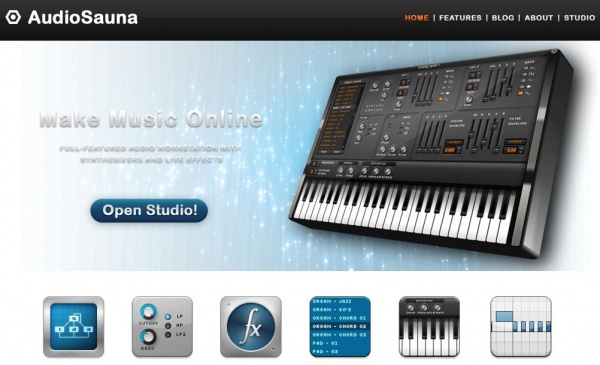 Comporre e Mixare Musica direttamente Online con AudioSauna