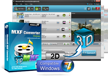 Come convertire Video da 2D a 3D con MXF Converter