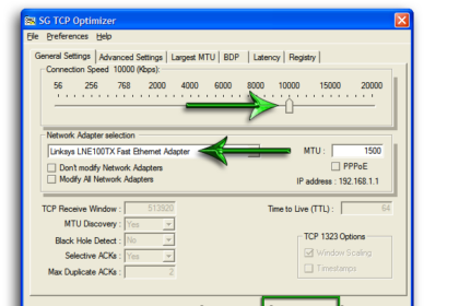 TCP Optimizer