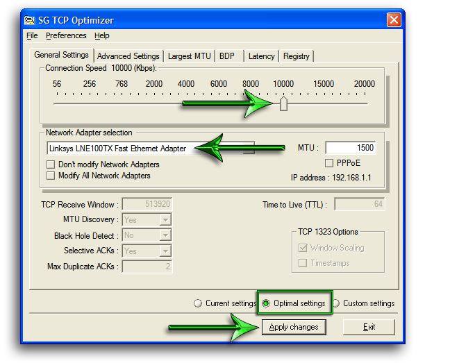 Come velocizzare e ottimizzare la propria Connessione a internet con TCP Optimizer