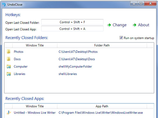 Riaprire velocemente programmi e cartelle chiuse su Windows