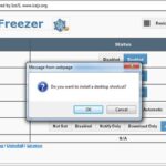 Update Freezer Desktop Shortcut