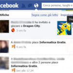 Disattivare Notifiche Facebook