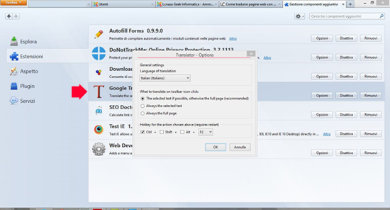 Translator Firefox
