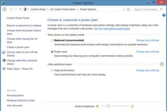 power plans windows