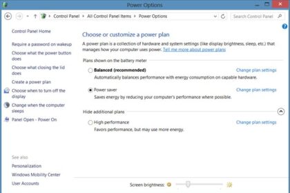 power plans windows