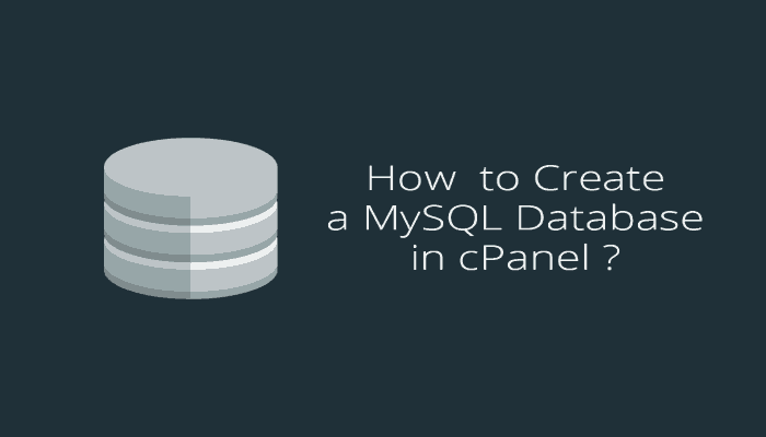 come creare un nuovo database su cpanel 1