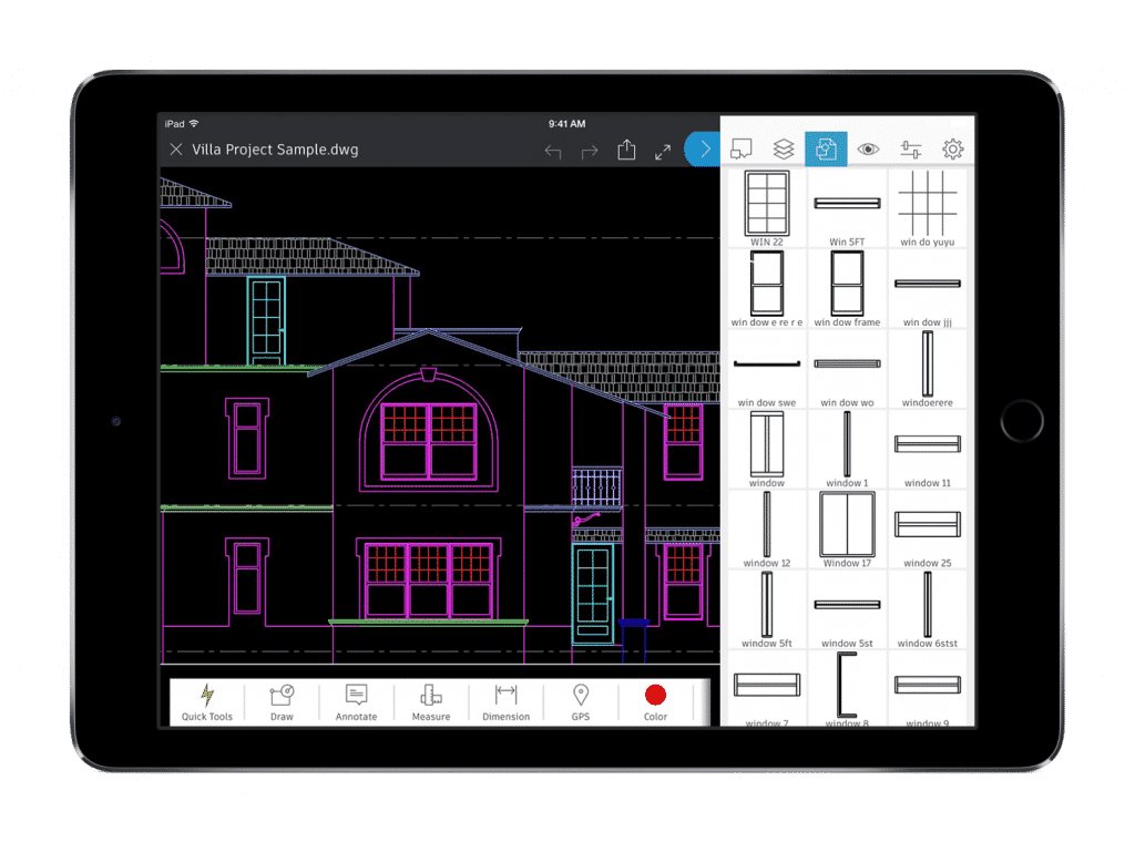 AutoCAD mobile tablet 1024x760