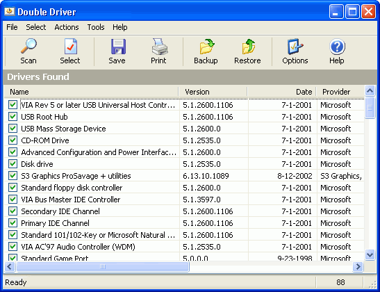 Effettuare il Backup di tutti i Driver del proprio PC con Double Driver