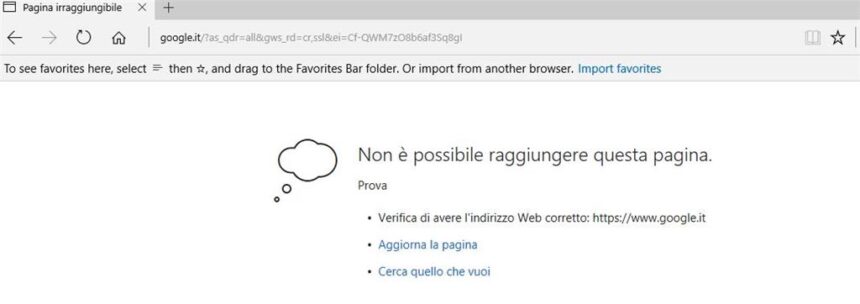 Aprire le pagine web irraggiungibili su Chrome, Opera e FireFox