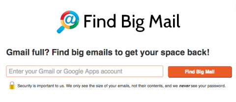 Liberare spazio su Gmail cancellando le email più pesanti con Find Big Mail