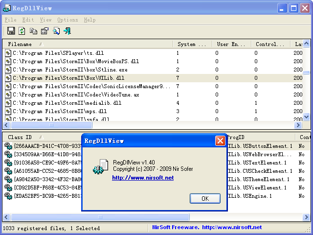 Visualizzare le dll registrate sul proprio PC con RegDllView