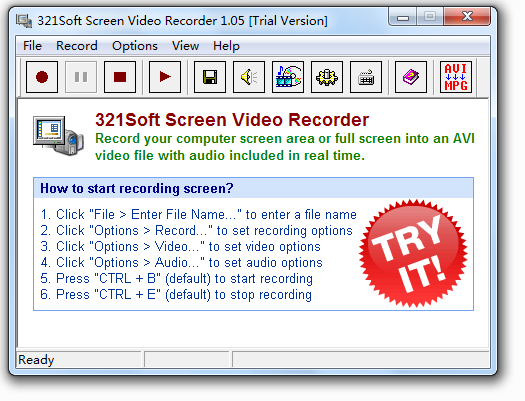 Registrare Video sullo schermo del PC – Cattura Video con 321 Soft Screen Video Recorder