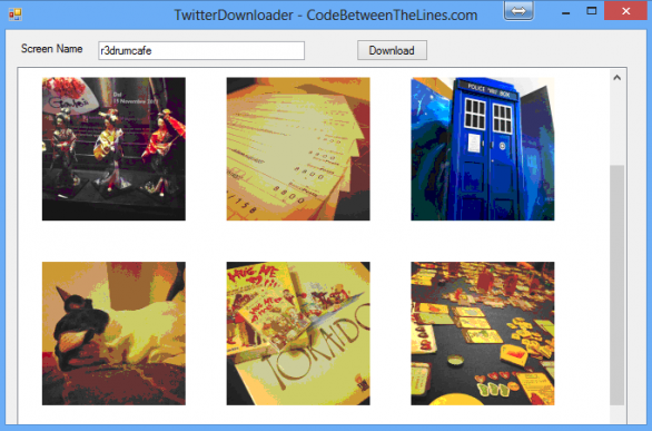Crea una cartella sul PC con le foto degli ultimi 200 tweet con TwitterDownloader