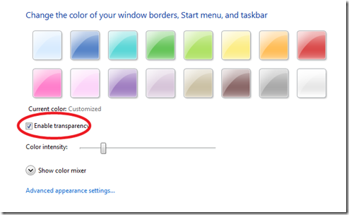 Ripristinare L’Effetto Trasparenza Alle Icone Di Windows