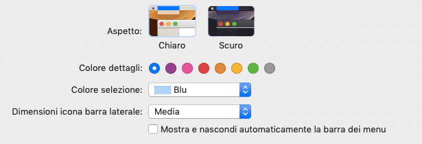 Come attivare la Dark Mode sui Mac compatibili