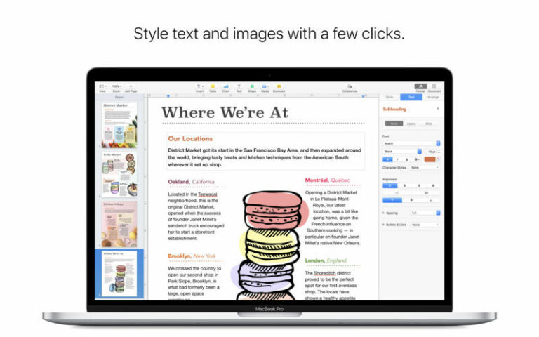 Creare libri interattivi con Pages
