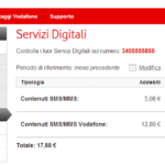 Come bloccare servizi in abbonamento Vodafone