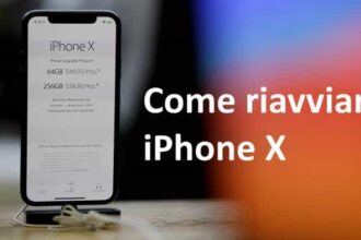 Come forzare riavvio su iPhone X