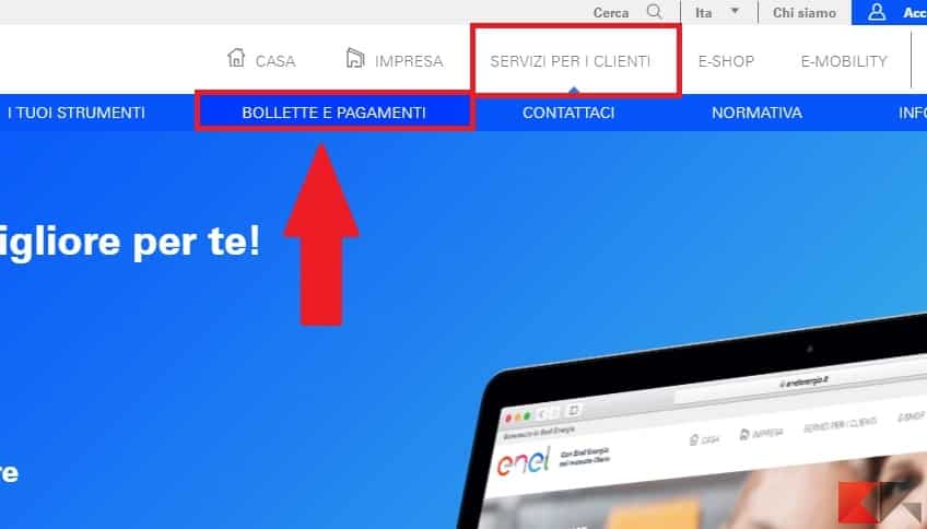 Come pagare bolletta Enel online dal sito ufficiale