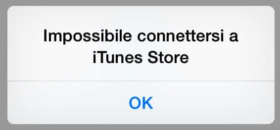 Come risolvere il problema impossibile connettersi a iTunes Store