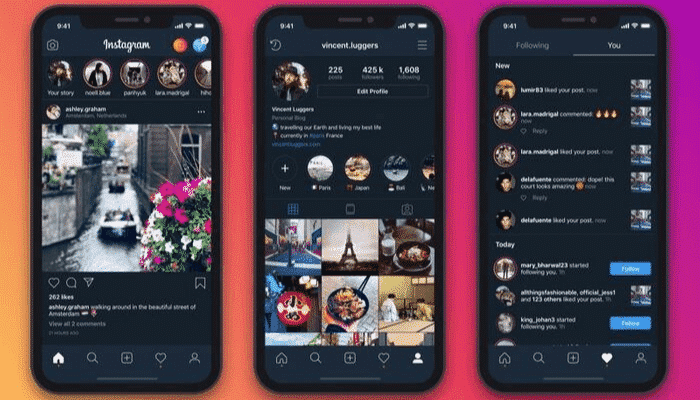 Come attivare la Dark mode (tema scuro) Instagram su iOS