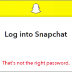 Come recuperare la password di Snapchat