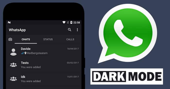 Come attivare il tema scuro su WhatsApp