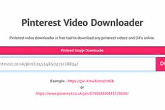 video download pintarest