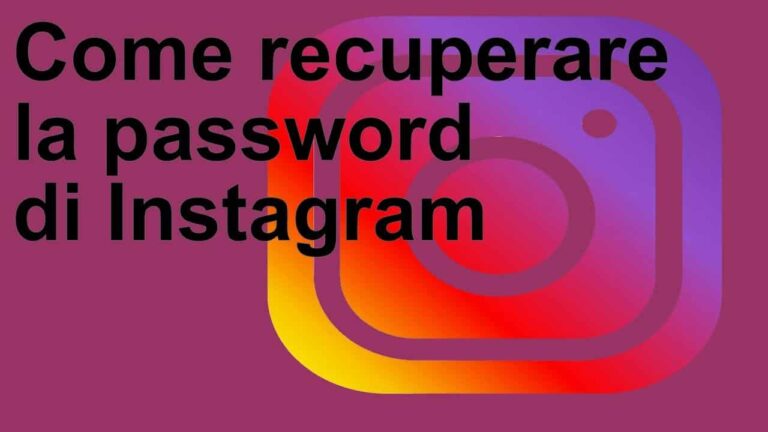 Come recuperare la password Instagram senza mail