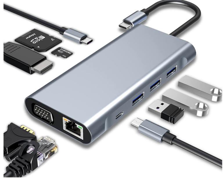 Adattatore USB C 10 in 1 super scontato